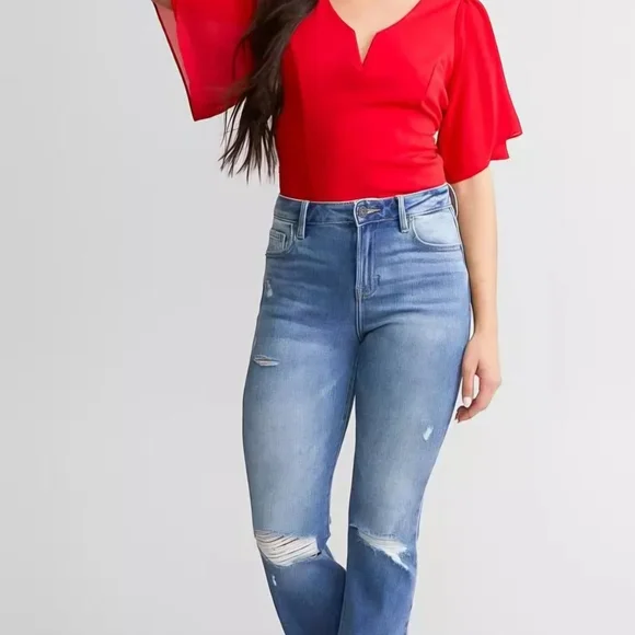 Willow And Root Red Bodysuit - Picture 4 of 7